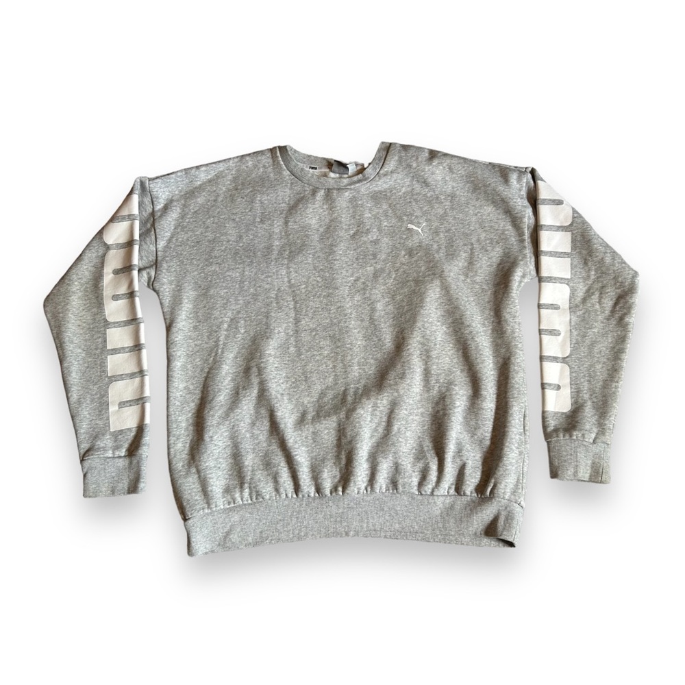 [Puma] Gray Crewneck Pullover